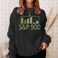 S&P 500 アメリカ株インデックス証券取引知識財務 スウェットシャツ 彼女への贈り物