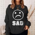 Sad 季節 愛情障害 悲しみ うつ病 エモ パンク スウェットシャツ 彼女への贈り物