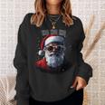 Sarkastischer Cooler Weihnachtsmann Mitonnenbrille Undchnee Weihnachten Sweatshirt Geschenke für Sie