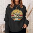Shaka Surfing Beach Apparel Surfer Greeting Hand Sweatshirt Unisex Gifts for Her