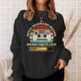 Videojuego Gaming Nivel Hermano Mayor Desbloqueado Gamer Camisa de entrenamiento Regalos para ella