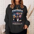 アメリカハッピー250 7月4日 独立記念日 長袖tシャツ スウェットシャツ 彼女への贈り物