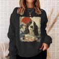イングリッシュスプリンガー・スパニエル 英語 スプリンガー スパニエル 犬 ラーメン スウェットシャツ 彼女への贈り物