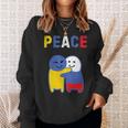 ウクライナロシア平和ウクライナノーウォー。 スウェットシャツ 彼女への贈り物