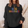 キッズ Big Brother Big Bro -Intage Retro Classic スウェットシャツ 彼女への贈り物