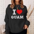グアム I Love Guam スウェットシャツ 彼女への贈り物