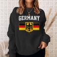 ドイツの国旗 ドイツの国章 長袖tシャツ スウェットシャツ 彼女への贈り物