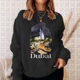 ドバイ Uae お土産絵画 ドバイの街 シャツ 長袖tシャツ スウェットシャツ 彼女への贈り物