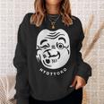 伝統的な日本のマスク、ひょっとこ様式デザイン。 スウェットシャツ 彼女への贈り物