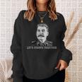 反社会主義と共産主義者 スターリン スウェットシャツ 彼女への贈り物