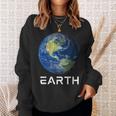 太陽系 第3惑星 地球 宇宙 スウェットシャツ 彼女への贈り物