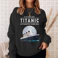 息子のための1912年のヴィンテージタイタニック航海船クルーズギフト スウェットシャツ 彼女への贈り物