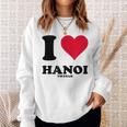 I Love Hanoi スウェットシャツ 彼女への贈り物