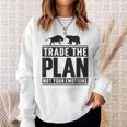 Trade The Plan Not Your Emotions デイトレーダー Trading 株式 証券取引所 スウェットシャツ 彼女への贈り物