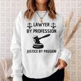 弁護士 法律 格言 法学者 デザイン 弁護士 スウェットシャツ 彼女への贈り物
