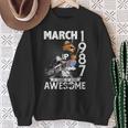 39Th Birthday Legends March 1987Intage 39 Years Old スウェットシャツ 年配の女性への贈り物