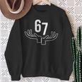 67 Six Seven Hand Gesture Meme Sweatshirt Gifts for Old Women