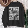 Adorable Hedgehog Sunglasses Animal Photo Forest Animal Sweatshirt Gifts for Old Women