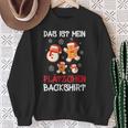 Backen Weihnachten Das Ist Mein Plätzchen Back Sweatshirt Geschenke für alte Frauen