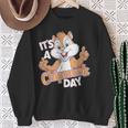 It Is A Chipmunk Day Happy Wildlife Animal Forest Animal Sweatshirt Gifts for Old Women