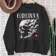 Dark Gothic Black And Red Skull Emo Y2k Grunge Streetwear Sweatshirt Gifts for Old Women