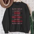 Du Bist Genug Und Wichtelig Wortwitz Weihnachten Sweatshirt Geschenke für alte Frauen