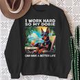 Doberman I Work Hard Doberman Lover Sweatshirt Gifts for Old Women Doberman I Work Hard Doberman Lover Sweatshirt Gifts for Old Women