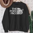 Pig Face Parody Meat Lover Outdoor 長袖tシャツ スウェットシャツ 年配の女性への贈り物