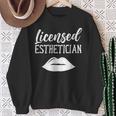 Licenciada En Estética Esteticistas Facialist Esteticista Camisa de entrenamiento Regalos para ancianas