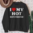 I Love My Hot Boyfriend シャツ マッチング I Heart My Boyfriend スウェットシャツ 年配の女性への贈り物