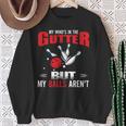 My Mind's In Gutter But Balls Arnot Cool ボーリング 長袖tシャツ スウェットシャツ 年配の女性への贈り物