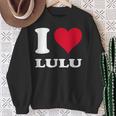 Red Heart I Love Lulu スウェットシャツ 年配の女性への贈り物