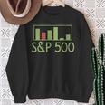 S&P 500 アメリカ株インデックス証券取引知識財務 スウェットシャツ 年配の女性への贈り物
