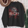 Scp、財団、血で 長袖tシャツ スウェットシャツ 年配の女性への贈り物