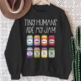 Tiny Humans Are My Jam 幼稚園保育士 長袖tシャツ スウェットシャツ 年配の女性への贈り物