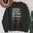 Will You Come To My Cottage This Summer Camo Meme Sweatshirt Gifts for Old Women Will You Come To My Cottage This Summer Camo Meme Sweatshirt Gifts for Old Women