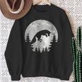 きつね 北海道 ムーンフォックスジャンプ 動物の自然を探している スウェットシャツ 年配の女性への贈り物