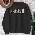 くりこ ギブミー睡眠 『Enoki』 きのこ シュール 男女兼用 グッズ スウェットシャツ 年配の女性への贈り物