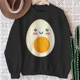 ゆで卵 朝食用卵 スウェットシャツ 年配の女性への贈り物