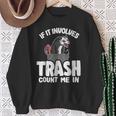 ゴミが関係するならオポッサムジョークでカウントしてくれポッサム スウェットシャツ 年配の女性への贈り物