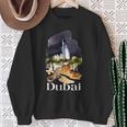 ドバイ Uae お土産絵画 ドバイの街 シャツ 長袖tシャツ スウェットシャツ 年配の女性への贈り物