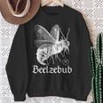 ベルゼブブ フライ 悪魔 ゴシック マジック 異教 ウィッカン 悪魔 Wt スウェットシャツ 年配の女性への贈り物