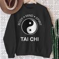 太極拳の心と体の健康のための陰陽師 長袖tシャツ スウェットシャツ 年配の女性への贈り物