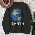太陽系 第3惑星 地球 宇宙 スウェットシャツ 年配の女性への贈り物
