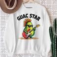 Guactar 面白い アボカド愛好家 食べ物 駄洒落プリント メンズ レディース キッズ スウェットシャツ 年配の女性への贈り物
