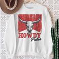 Howdy Putos Cool Retro Western Cowboy Vintage Sayings Sweatshirt Gifts for Old Women