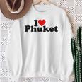 I Love Heart Phuket Thitand スウェットシャツ 年配の女性への贈り物