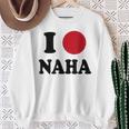 I Love Naha 那覇大好き スウェットシャツ 年配の女性への贈り物