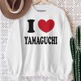 I Love Yamaguchi 山口大好き スウェットシャツ 年配の女性への贈り物