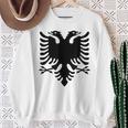 アルバニア国旗 アルバニア バルカン アルバニア国旗 アルバニア国旗 アルバニア国旗 スウェットシャツ 年配の女性への贈り物